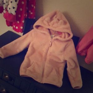 Zip up pink jacket 2T